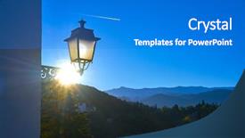  Presentation with granada - PPT layouts enhanced with albaicin sunrise streetlight in granada background and a gray colored foreground