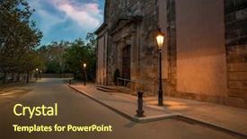  Presentation with building - Cool new presentation with streetlight - building in parc de la backdrop and a tawny brown colored foreground