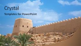  Presentation with saudi arabia - Amazing presentation having streets of the old city backdrop and a light blue colored foreground