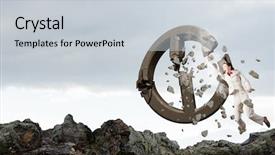  Presentation with limits - Beautiful presentation theme featuring strength limitations - no more limits mixed media backdrop and a  colored foreground