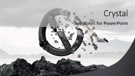  Presentation with limits - Colorful presentation design enhanced with strength limitations - no more limits mixed media backdrop and a  colored foreground