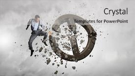  Presentation with limits - Beautiful presentation featuring strength limitations - no more limits mixed media backdrop and a light gray colored foreground