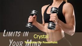  Presentation with limits - Theme consisting of strength limitations - sport motivation concept text limits background and a  colored foreground