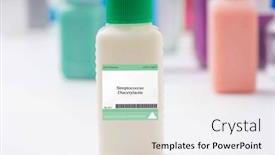  Presentation with dairy products - Presentation featuring streptococcus-diacetylactis-bacteria-a-mesophilic background and a  colored foreground