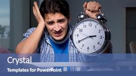  Presentation with baby crying - PPT layouts featuring stress due to baby background and a ocean colored foreground