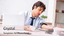  Presentation with blood pressure - Presentation theme enhanced with stress measuring his blood pressure background and a  colored foreground