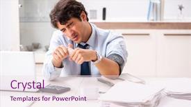  Presentation with blood pressure - Presentation theme enhanced with stress measuring his blood pressure background and a lemonade colored foreground