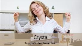  Presentation with woman business - Amazing presentation having kamer - forelands of the river rhine backdrop and a light blue colored foreground