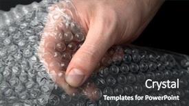  Presentation with bubble - Amazing presentation theme having stress relief - popping the bubbles in bubble backdrop and a dark gray colored foreground