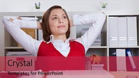  Presentation with stress - PPT layouts enhanced with young bored couple having problems background and a  colored foreground.