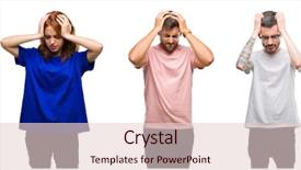  Presentation with african people - Audience pleasing theme consisting of stressed because pain and migraine backdrop and a lemonade colored foreground