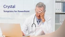  Presentation with doctor office - Beautiful PPT layouts featuring plain sky blue shining - spring landscape dirt road to backdrop and a light blue colored foreground