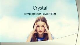  Presentation with stressed - Cool new PPT theme with univere - education and home concept backdrop and a cool aqua colored foreground