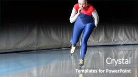  Presentation with stretch - Slide deck consisting of stretch of an indoor ice background and a  colored foreground