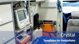  Presentation with first aid - Cool new slides with stretcher-by-first-aid-medical backdrop and a ocean colored foreground