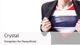  Presentation with flag of iran - Amazing presentation design having stretching suit with thailand flag backdrop and a white colored foreground