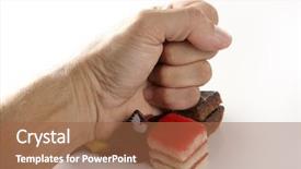  Presentation with chocolate strawberry - PPT layouts consisting of strike coffee - broken chocolate cream and strawberry background and a  colored foreground