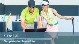  Presentation with man watching woman preparing vegetables - Amazing theme having striking - cheerful young woman analyzing backdrop and a ocean colored foreground