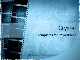 Grunge Film Strip Backgrounds For PPT template 50 | CrystalGraphics