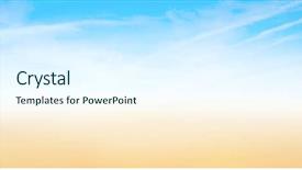  Presentation with abstract blue texture - Presentation design having strip of light white mirage background and a sky blue colored foreground