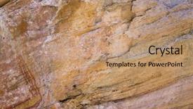  Presentation with stripe - Beautiful presentation design featuring stripe bottom - cave wall texture backdrop and a  colored foreground