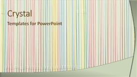  Presentation with plastic straws - Amazing slides having striped colored plastic cocktail straws backdrop and a soft green colored foreground