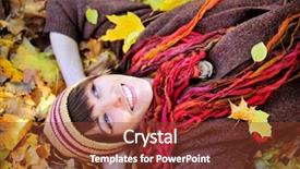  Presentation with autumn leaves - Theme having puzzle flag of turks and caicos islands isolated on white 3d illustration background and a light blue colored foreground.