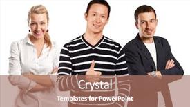  Presentation with teamwork - Slide set enhanced with striped pullovert showing well done background and a  colored foreground