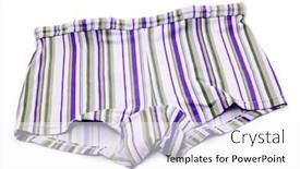  Presentation with square - Audience pleasing slide deck consisting of stripped-square-leg-suit-isolated backdrop and a white colored foreground