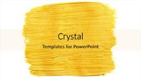  Presentation with paint - Presentation theme with paint isolated on white background background and a yellow colored foreground