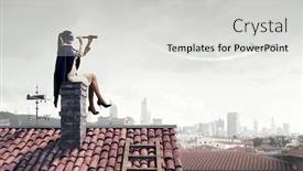  Presentation with super hero - Colorful slides enhanced with strong and powerful as super hero mixed media backdrop and a light gray colored foreground