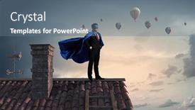  Presentation with super hero - 