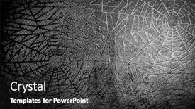  Presentation with spider web - Beautiful slides featuring strong-black-background-texture-spider backdrop and a dark gray colored foreground