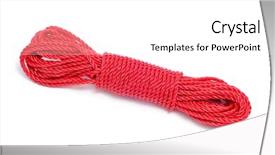  Presentation with bonds - Theme enhanced with strong bonds - closeup of a coil background and a white colored foreground