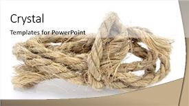  Presentation with bonds - Audience pleasing slide deck consisting of strong bonds - coil of old and worn backdrop and a white colored foreground