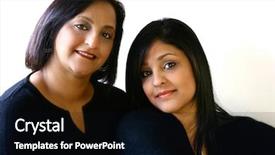  Presentation with love mother - Amazing theme having strong bonds - portrait of an asian mother backdrop and a black colored foreground