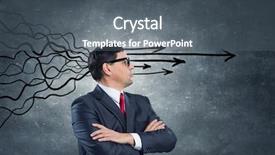  Presentation with decision making - Presentation design with strong decision making ability background and a  colored foreground