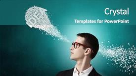  Presentation with decision making - Cool new slide deck with strong decision making ability backdrop and a  colored foreground