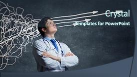  Presentation with decision making - Amazing presentation design having strong decision making ability backdrop and a tawny brown colored foreground