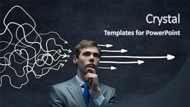  Presentation with decision making - PPT theme having strong decision making ability background and a wine colored foreground