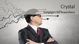 Presentation with decision making - Amazing slide set having strong decision making ability backdrop and a  colored foreground