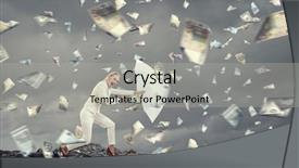  Presentation with strong wind - Colorful slides enhanced with strong enough to challenge it backdrop and a  colored foreground