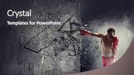  Presentation with challenge - Amazing slide set having strong enough to challenge it backdrop and a dark gray colored foreground