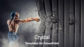  Presentation with challenge - Audience pleasing PPT theme consisting of strong enough to challenge it backdrop and a dark gray colored foreground