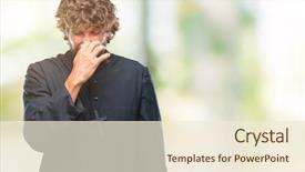  Presentation with catholic holy mass - Audience pleasing PPT theme consisting of strong faith - handsome hispanic catholic priest man backdrop and a cream colored foreground