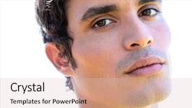  Presentation with stand strong - Theme with strong features and firm stance background and a lemonade colored foreground