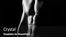  Presentation with black man - Theme featuring strong-fit-and-sporty-bodybuilder background and a black colored foreground