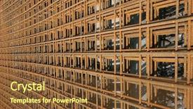  Presentation with concrete construction - PPT theme featuring strong foundation - metal reinforcing mesh used background and a tawny brown colored foreground