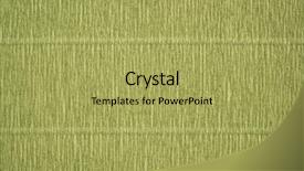  Presentation with green paper texture - Cool new slides with strong italian crepe paper backdrop and a yellow colored foreground