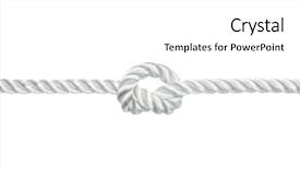  Presentation with strong - Colorful PPT theme enhanced with strong nylon rope backdrop and a  colored foreground